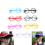 Cute Kids Glasses Without Lens Party Dress Cosplay Props Baby Fr Pink 0