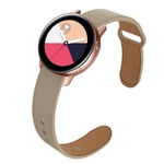 Apple Watch Series 5 44mm bi-color genuine leather watch band - Beige