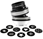 LensBaby - Composer Pro II with Double Lens II for Fuji X - Improved Version - Compatible with all current and older Optic Swap Lenses - Manually Adjustable Aperture