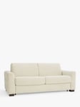 John Lewis Slumber Large 3 Seater Sofa Bed, Dark Leg, Easy Clean Natural Weave
