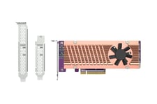QNAP QM2-2P-384A - lagringskontrol - PCIe 3.0 - PCIe 3.0 x8