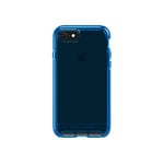 tech21 Evo Check pour iPhone SE 2022 - Coque de Protection Ultra-protectrice avec Protection Multi-Gouttes de 4,9 m - Bleu Classique