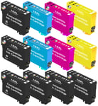 2 Set 4 Black Compatile Cartridges for Epson XP-225 XP-322 XP-415 XP-422 XP-425