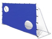 Enero Fotbollsmål med nät och måltavla (215x152x76cm)