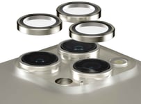 PanzerGlass Camera Hoops iPhone 15 Pro/15 Pro Max, naturlig titan
