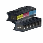 24 Ink Cartridge Compatible With Brother MFC-J5910DW J6510DW J6710DW LC-1280
