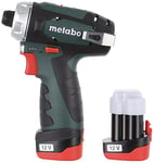 Metabo 600080500 12 V Powermaxx BS Drill Driver - Green/Black