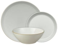 Denby Impression 12 Piece Stoneware Dinner set - Cream