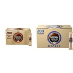 NESCAFE Gold Blend Instant Coffee Sachet Bundle: 200 x 1.8g Sticks and 200 x 1.8g Decaf Sticks