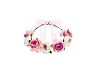Partydeco Wian2, Dekoration, Rosa, Vit, Honkoppling, 170 Mm, 1 Styck