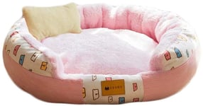 Pets Bed Dogs Cats Deluxe Soft, Deluxe and -, Soft Washable, Soothing, Donut Cuddler, Round,Green
