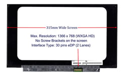 REPLACEMENT IBM LENOVO V14-ADA TYPE 82C6 14'' LAPTOP LED HD 315MM WIDE SCREEN