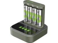 Gp Battery B441 Dockingstation Rundzellen-Ladegerät Nimh Micro Aaa Mignon Aa (Gprckchb441d419)
