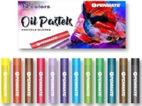 Penmate Oljepastellkritor 12 färger PENMATE