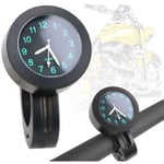 Ahlsen - Montre de guidon modifiée pour moto, vélo, véhicule électrique, montre-horloge, calendrier, montre de véhicule modifiée, montre à boucle,