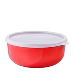 Mepal - Boîte de rangement Lumina - Boîte hermétique alimentaire avec couvercle pour frigo, congélateur, four vapeur, micro-ondes et lave-vaisselle - Bol de service - 1500 ml – Nordic red