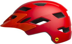 Pyöräilykypärä Bell Sidetrack Mips punainen/oranssi 50-57 cm