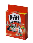 Pritt Solid Washable Non-Toxic Stick Glue, 43 g - Large, Pack of 15