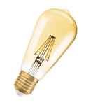 Edisonlampa vintage led filament 6,5w e27 2-pack osram