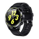KYLN Smart Watch ECG+PPG IP68 Waterproof Bluetooth Call Blood Pressure Heart Rate Sports Smartwatch For Android IOS Phone-Black_Green