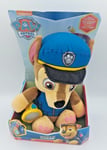 Paw Patrol Snuggle up Chase Plush Pup Toy with Torch Light and Sounds - S61C