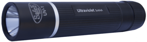 Ficklampa med ultraviolett ljus SafeE UV-1