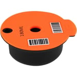 Tasses et Couvercle de Capsule de Café 180ML pour Bosch Tassimo Machine à Filtre RéUtilisable Panier à Dosette Machine à Café