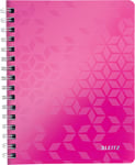 Leitz WOW Spiral Notesbog | A5 | Linjeret | Pink