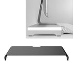 DINGXUEMEI DXM Laptop Stand Portable Universel en Alliage d'aluminium Simple Couche Support for Ordinateur Portable, Taille: 50 x 22 x 8 cm, épaisseur: 5 mm (Noir) (Color : Black)