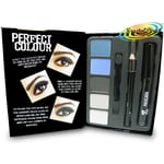 Perfect Colour Smokey Eyes Make Up Gift Set Eye Shadow Pencil Mascara Applicator