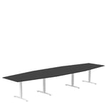 Lanab Group Konferensbord 4200 x 1200 800 mm | Upptill 14 personer Svart
