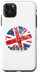 iPhone 11 Pro Max Piano UK Flag Pianist Britain British Musician Case