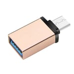 USB-C Male to USB-A 3.0 Female Adapter for 2015 Apple Macbook 12" - Gold