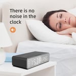 (X) Digital Alarm Clock With Wireless Charging Multifunctional Non Slip