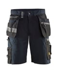Blåkläder 1598-1343 Hantverksshorts med stretch Mörk marinblå/Svart C50