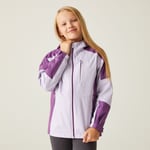 Regatta Kids Breathable Calderdale II Waterproof Jacket Lilac Frost Sunset Purple, Size: 13yrs