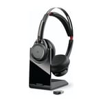 Poly B825-M Voyager Focus Uc Stereo Bluetooth-headset med stativ