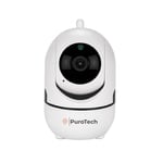 Jamais utilise] Purotech Caméra de sécurité - Caméra ip pour animaux - Audio bidirectionnelle - Détection de mouvement et de son - Vision nocturne