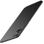 HDOMI OPPO A52/OPPO A72 Case, and Super Thin Cover Hard PC Rear Protecting Shell for OPPO A52/OPPO A72 (Black)