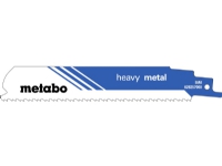Metabo 628257000, Sticksågsblad, Pipa, Profil, Plåt (tjock), Bimetall, Blå, Vit, 15 cm, 2,5 mm