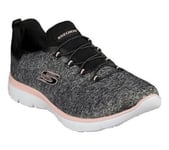 BRAND NEW Women's Skechers Trainers Black/Coral With Memory Foam  size 7 (EUR40)