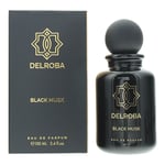 Delroba Black Musk For Men Eau de Parfum 100ml Spray For Him