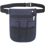Csparkv - Bleu) Sac de taille pour articles ménagers, petit sac à outils polyvalent 21x16,5 cm, sac de ceinture, organisateur d'outils