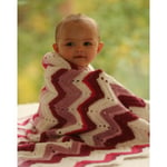 Â Baby Snug by DROPS Design - Teppe Hekleoppskrift 65/75 x 83 cm - 75 x 83 cm