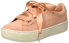 PUMA Women's Vikky Platform Ribbon S Low-Top Sneakers, Pink (Dusty Coral-Dusty Coral), 7.5 UK