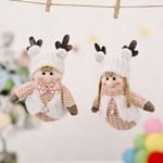 Christmas Creative Antlers Child Pendant Decorations T Female