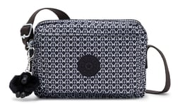 kipling Basic Print Abanu Crossbody M Signature Print