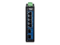 Trendnet Ti-G5062 - Version V1.0R - Switch - Industriell - 4 X 10/100/1000/2.5G + 2 X 1 Gigabit / 10 Gigabit Sfp+ - Din-Skenmonterbar, Väggmonterbar - Taa-Kompatibel
