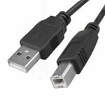 Usb Printer Data Cable Lead For Epson Workforce Wf-7610dwf A3+