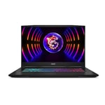 MSI Katana 17 Gaming Laptop (B12UDXK-844UK), Intel Core i7-12650H, 17.3" FHD 144Hz Panel, NVIDIA GeForce RTX 3050, 8GB*2 DDR5, 512GB NVMe SSD, Windows 11 Home Plus - Black